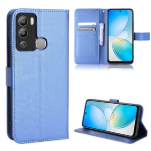 For Infinix Hot 12i Diamond Texture Leather Phone Case(Blue) (OEM)