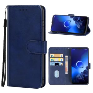 Leather Phone Case For Alcatel 3x 2019(Blue) (OEM)