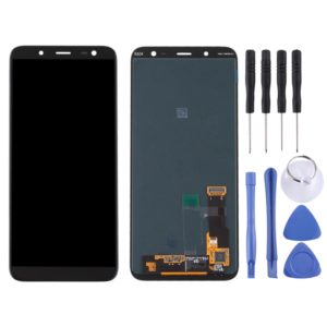 Original Super AMOLED LCD Screen for Galaxy A6 (2018) / A600 with Digitizer Full Assembly (Black) (OEM)