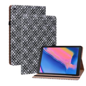 For Samsung Galaxy Tab A 8.0 2019 T290 Color Weave Leather Tablet Case with Holder(Black) (OEM)