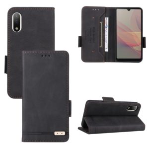 For Sony Xperia Ace III Magnetic Clasp Flip Leather Phone Case(Black) (OEM)