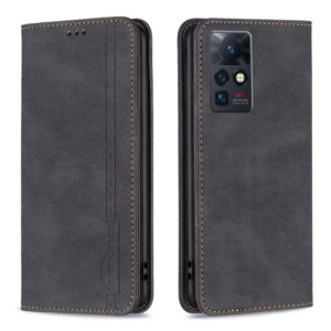 For Infinix Zero X / X Pro Magnetic RFID Blocking Anti-Theft Leather Phone Case(Black) (OEM)