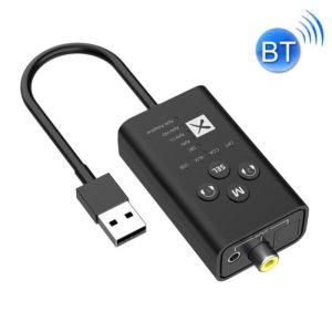 T9 Low latency 5.2 Bluetooth Audio Transmitter Supports Fiber Optic Coaxial APTX With USB Cable (OEM)