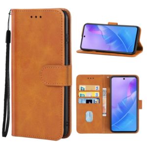 Leather Phone Case For Huawei Enjoy 20 SE 4G(Brown) (OEM)