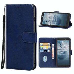 Leather Phone Case For Nokia C2 2nd Edition(Blue) (OEM)