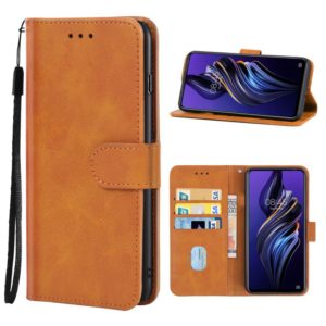 Leather Phone Case For Tecno Pova 5G(Brown) (OEM)