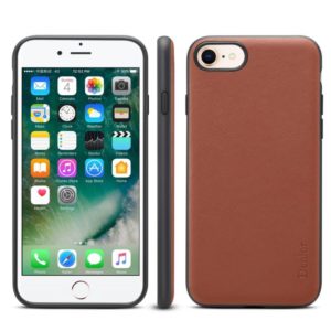For iPhone 7 / 8 Denior V7 Luxury Car Cowhide Leather Ultrathin Protective Case(Brown) (Denior) (OEM)