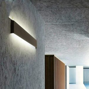 Modern Minimalist Living room Hallway Stairs Sconce LED Wall Lamp Creative Decoration Lighting, Lampshade Color:Black-15cm 6W(Warm White) (OEM)