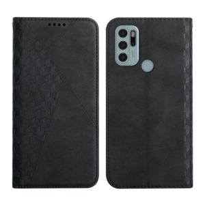 For Motorola Moto G60S Skin Feel Magnetic Leather Phone Case(Black) (OEM)