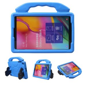 For Galaxy Tab A 10.1 (2019) Thumb Support EVA Flat Anti Falling Protective Shell(Blue) (OEM)