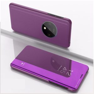 For Xiaomi Redmi K30 Pro Plated Mirror Horizontal Flip Leather Case with Holder(Purple) (OEM)
