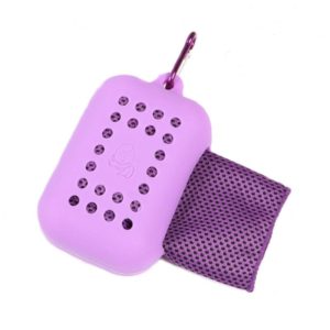 30x80cm Summer Fitness Cold Sports Towel To Cool Down Ice Cold Towel(Purple) (OEM)