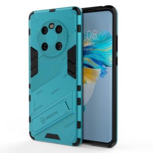 For Huawei Mate 40 Punk Armor 2 in 1 PC + TPU Shockproof Case with Invisible Holder(Blue) (OEM)