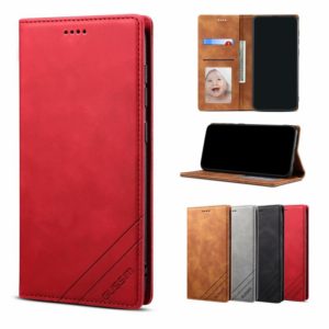 For Samsung Galaxy S20 FE GUSSIM GS-001 Business Style Horizontal Flip Skin Feel PU Leather Case with Holder & Card Slots & Wallet & Photo Frame(Red) (GUSSIM) (OEM)