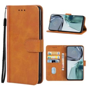 For Motorola Moto G62 5G Leather Phone Case(Brown) (OEM)