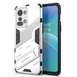 For OnePlus Nord 2T Punk Armor 2 in 1 PC + TPU Phone Case(White) (OEM)