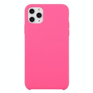 For iPhone 11 Pro Max Solid Color Solid Silicone Shockproof Case (Dragon Fruit) (OEM)