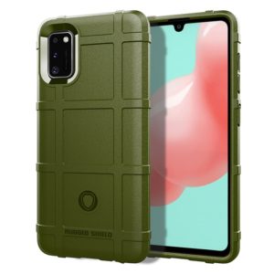 For Galaxy A41 Full Coverage Shockproof TPU Case(Army Green) (OEM)