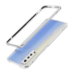 For Vivo X50 & X50 Pro Aluminum Alloy Shockproof Protective Bumper Frame(Silver) (OEM)