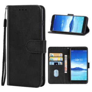 Leather Phone Case For Alcatel 7(Black) (OEM)