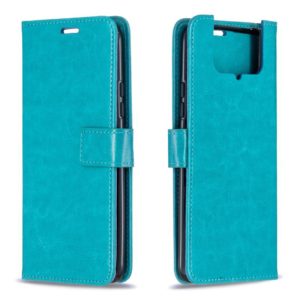 For Asus Zenfone 7 ZS670KS Crazy Horse Texture Horizontal Flip Leather Case with Holder & Card Slots & Wallet & Photo Frame(Blue) (OEM)