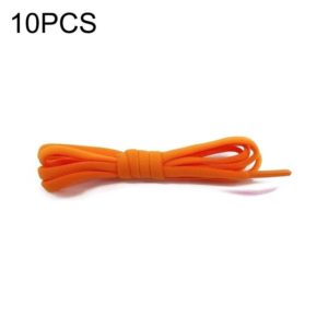 10 PCS Stretch Spandex Non Binding Elastic Shoe Laces (Orange) (OEM)