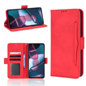 For Motorola Moto Edge 30 Pro/Edge+ 2022/Edge X30 Skin Feel Calf Pattern Leather Phone Case(Red) (OEM)