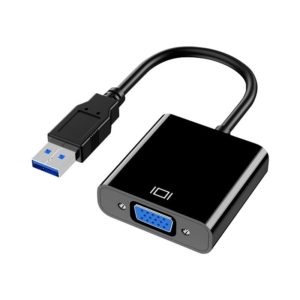 HW-1501 USB to VGA HD Video Converter (Black) (OEM)
