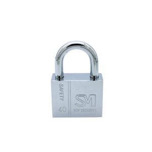 Square Blade Imitation Stainless Steel Padlock, Specification: Short 40mm Open (OEM)