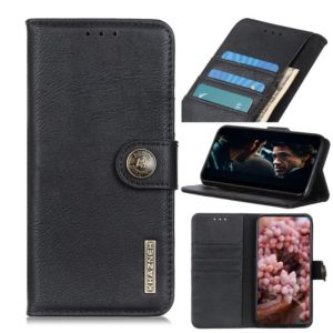 For Nokia 5.4 KHAZNEH Cowhide Texture Horizontal Flip Leather Case with Holder & Card Slots & Wallet(Black) (OEM)