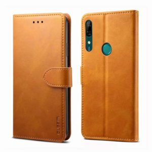For Huawei Y9 Prime (2019) GUSSIM Business Style Horizontal Flip Leather Case with Holder & Card Slots & Wallet(Khaki) (GUSSIM) (OEM)