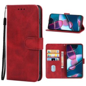 For Motorola Edge+ 2022 / Edge 30 Pro Leather Phone Case(Red) (OEM)