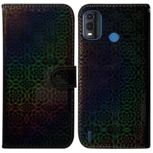 For Nokia G11 Plus Colorful Magnetic Buckle Leather Phone Case(Black) (OEM)