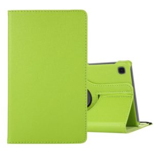 For Samsung Galaxy A7 Lite T220 360 Degree Rotation Litchi Texture Flip Leather Case with Holder(Green) (OEM)