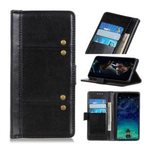 For Samsung Galaxy A02s(EU Version) Peas Crazy Horse Texture Horizontal Flip Leather Case with Holder & Card Slots & Wallet(Black) (OEM)