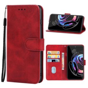 Leather Phone Case For Motorola Moto Edge 30 Ultra(Red) (OEM)