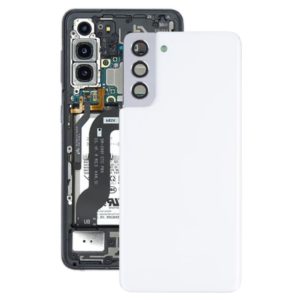 For Samsung Galaxy S21+ 5G Battery Back Cover with Camera Lens Cover (White) (OEM)