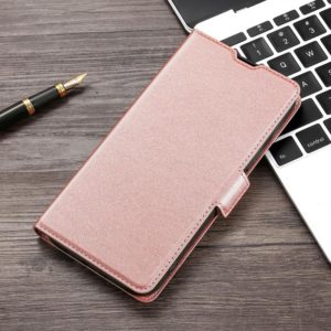 For Huawei P20 lite 2019 Ultra-thin Voltage Side Buckle PU + TPU Leather Phone Case(Rose Gold) (OEM)
