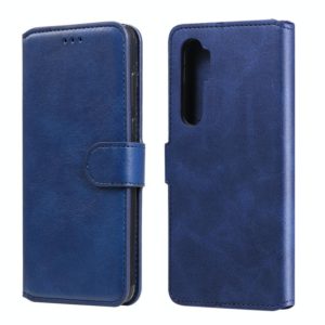 For Xiaomi Mi Note 10 Lite Classic Calf Texture PU + TPU Horizontal Flip Leather Case, with Holder & Card Slots & Wallet(Blue) (OEM)