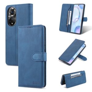 For Honor 50 Pro AZNS Dream II Skin Feel PU+TPU Horizontal Flip Leather Case with Holder & Card Slots & Wallet(Blue) (AZNS) (OEM)