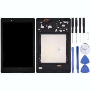 OEM LCD Screen for Lenovo A8-50 Tablet with Digitizer Full Assembly with Frame (Black) (OEM)