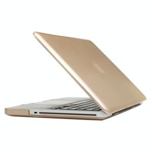 Frosted Hard Plastic Protection Case for Macbook Pro 13.3 inch(Gold) (OEM)