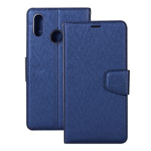 Silk Texture Horizontal Flip Leather Case for Huawei Honor Note 10, with Holder & Card slots & Wallet & Photo Frame (Dark Blue) (OEM)