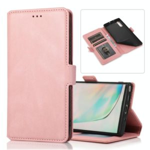 For Samsung Galaxy Note 10 Retro Magnetic Closing Clasp Horizontal Flip Leather Case with Holder & Card Slots & Photo Frame & Wallet(Rose Gold) (OEM)