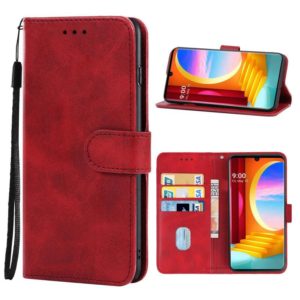 Leather Phone Case For LG Velvet 4G / 5G(Red) (OEM)