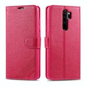 For Xiaomi Redmi Note 8 Pro AZNS Sheepskin Texture Horizontal Flip Leather Case with Holder & Card Slots & Wallet(Red) (AZNS) (OEM)
