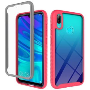 For Huawei Y7 (2019) Starry Sky Solid Color Series Shockproof PC + TPU Protective Case(Red) (OEM)
