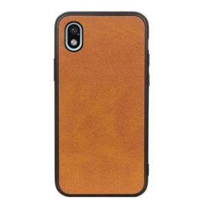 For Sony Xperia Ace III Two-color Cowhide Texture PU Shockproof Phone Case(Brown) (OEM)