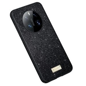 For Huawei Mate 50 SULADA Shockproof TPU + Handmade Leather Phone Case(Black) (SULADA) (OEM)
