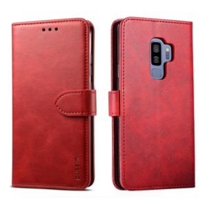 For Galaxy S9 GUSSIM Business Style Horizontal Flip Leather Case with Holder & Card Slots & Wallet(Red) (GUSSIM) (OEM)